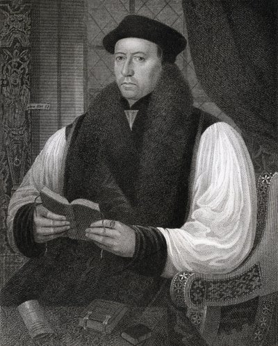 Porträt von Thomas Cranmer (1489-1556) aus 